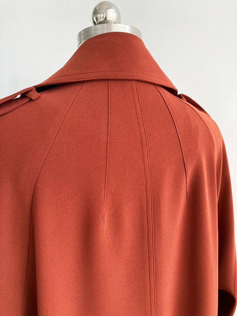Title 11, Herfst Drape British Style losse windjack jas v...