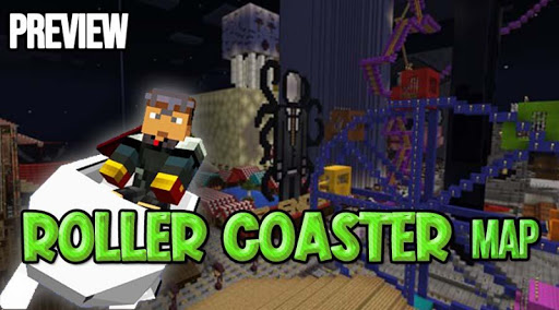 Map Roller Coaster For Minecraft