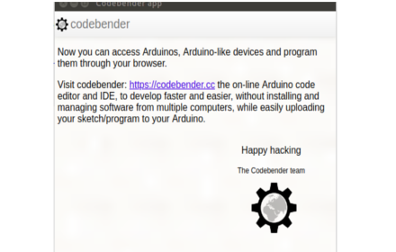 Codebender App chrome extension