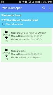 WPS WPA Connect Dumpper Screenshot