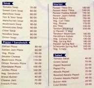 Joy Restaurant menu 1