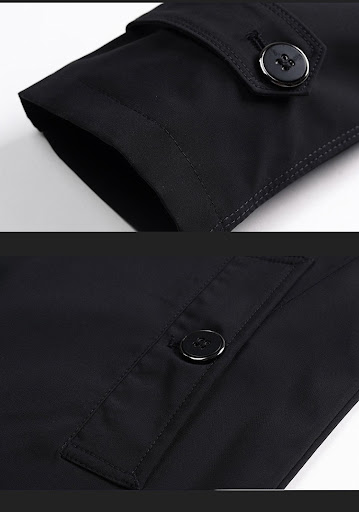 Title 16, Spring and Autumn Mens Long Windbreaker High Q...