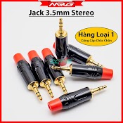 Jack 3.5Mm Loại Tốt, Dùng Hàn Dây Tín Hiệu, Giá 1 Chiếc.