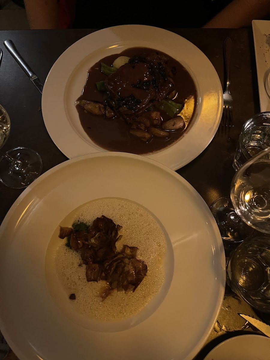 Risotto and sirloin