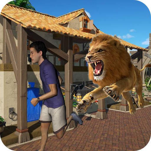 Angry Lion Rampage City Attack,Simulator 3D