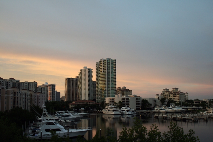 Tramonto a Miami di michelechiari