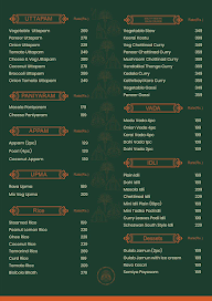 Sambar Soul menu 4