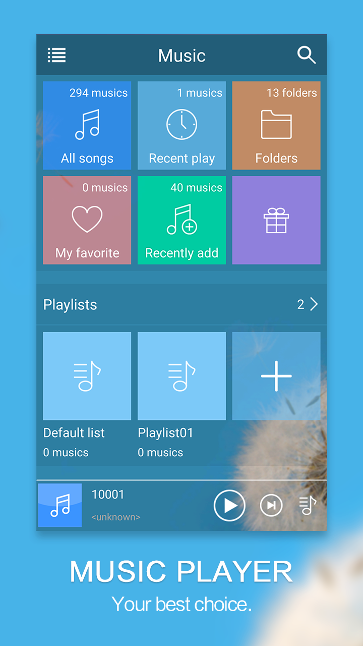 Android application Music Player - Audio Player screenshort