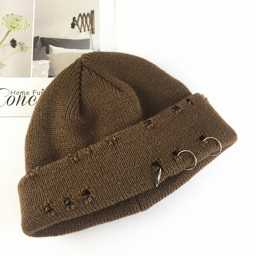 Title 11, Retro Ripped Knitted Landlord Hat for Men and W...
