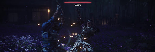 Ghost of Tsushima_Defeating Kaede at Tadayori's Rest