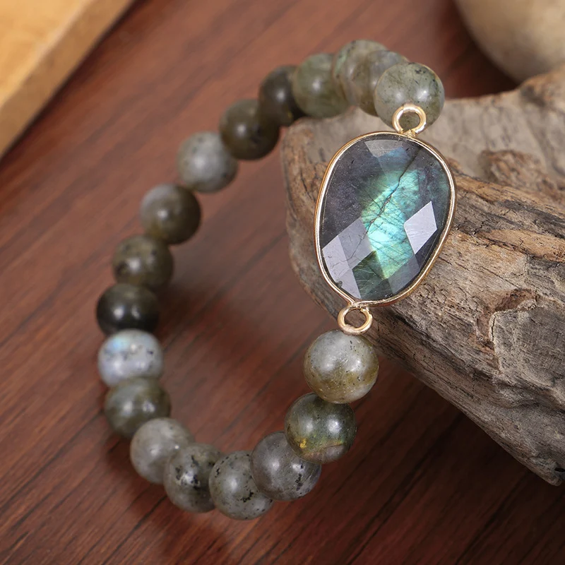Title 5, Bracelet de yoga créatif pour femmes avec pierr...
