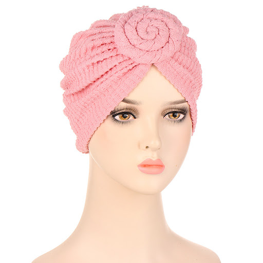 Title 3, Snail Crumpled Turban Hat Multicolor Fashion