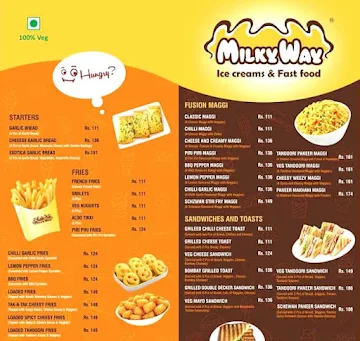 MilkyWay menu 