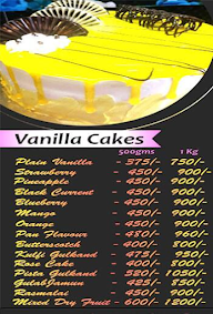 Khushi Cake Affairs And Snacks menu 1