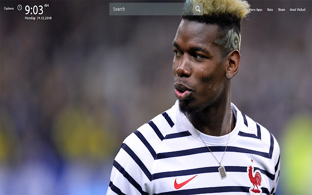 Paul Pogba Wallpapers Theme New Tab