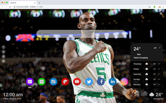 Celtics New Tabs HD Popular Basketball Themes