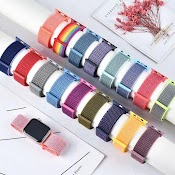 Dây Đeo Nylon Thể Thao Thoáng Khí 44Mm 40Mm Thích Hợp Cho Đồng Hồ Thông Minh Apple Watch Series 6 Se 5 4 42Mm 38Mm