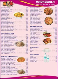 Madhubala Restaurant & Bar menu 1