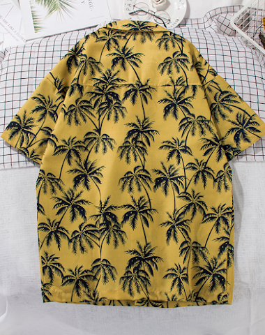 Beach Flower Shirt Hawaii Wind Tour - 0