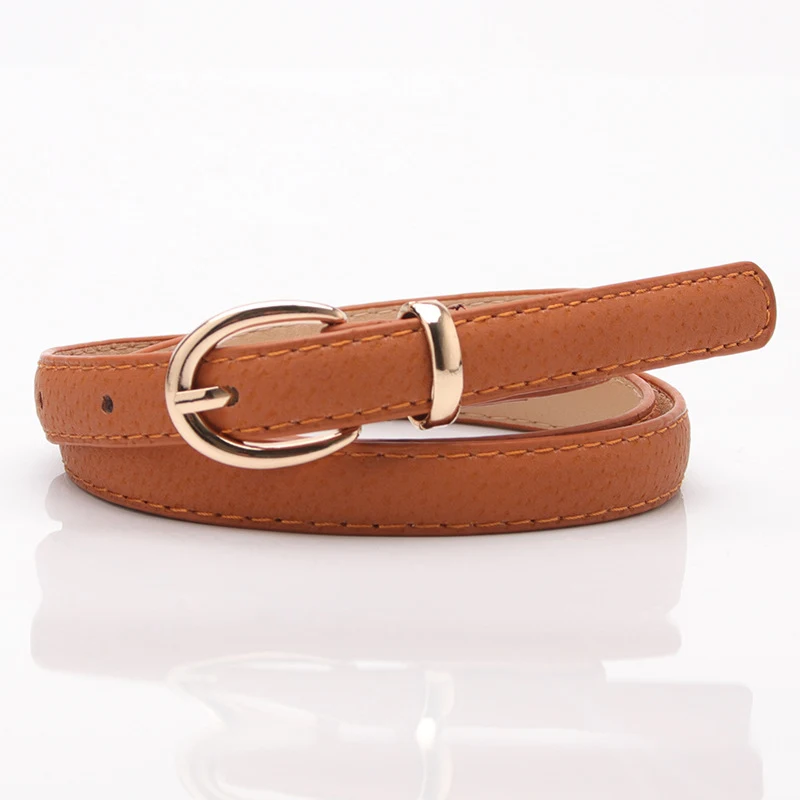 Ceinture fine et décorative en peau de porc pour femmes, nouvelle collection décontractée