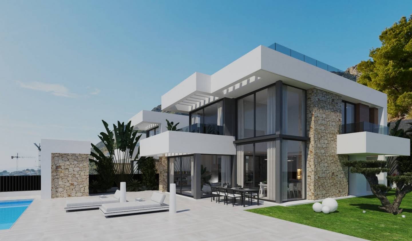 Villa with pool and terrace Finestrat