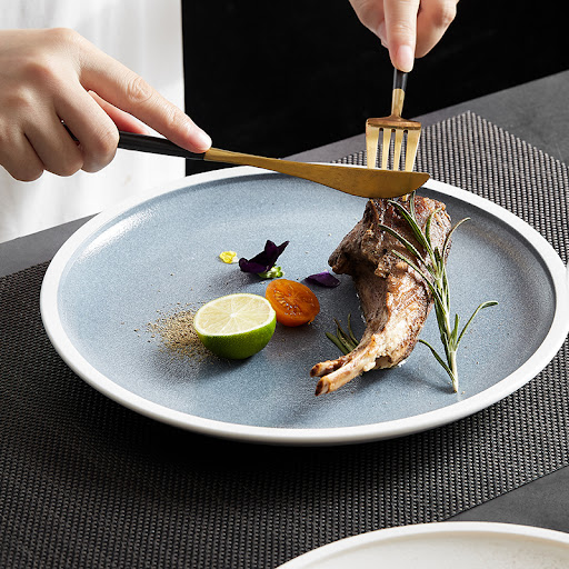 Title 5, Nordic Color Western Food Dishes Restaurant Set...