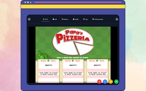 Papas Pizzeria Unblocked Game