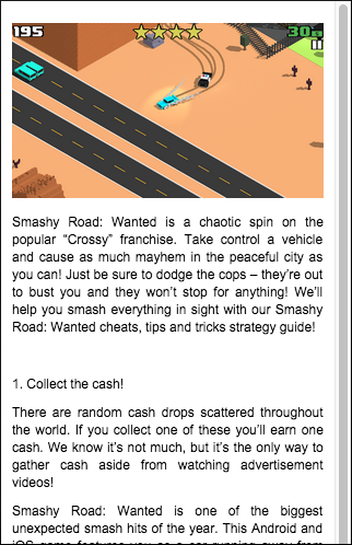 Wanted Guide For Smashy Road