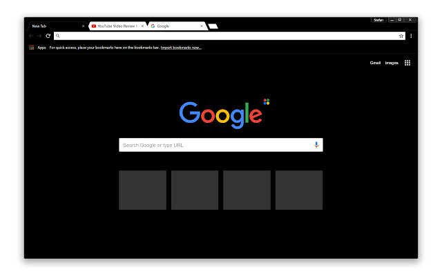 Black and White Theme for Google Chrome chrome extension