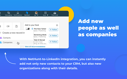 NetHunt CRM for LinkedIn