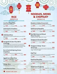 Red Wok menu 1