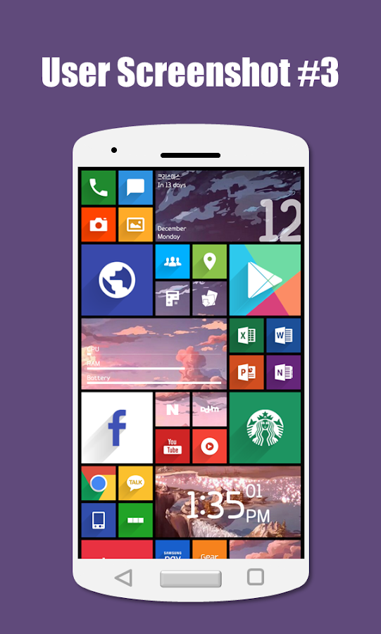    SquareHome 2 - Launcher: Windows style- screenshot  