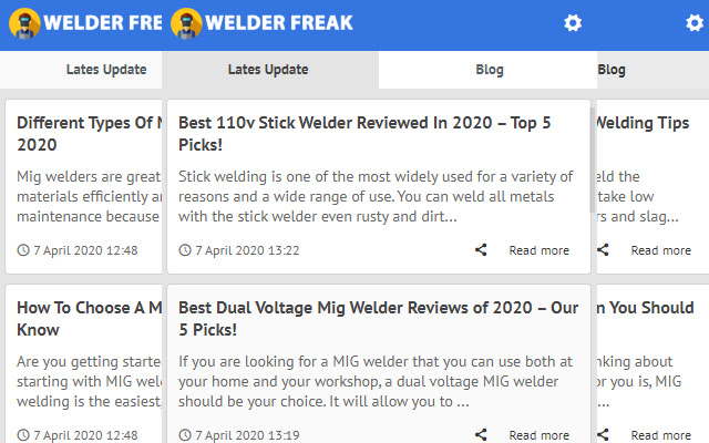 Welder Freak - Latest Blog News