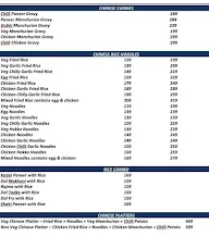 Villagers Tasty Food menu 3