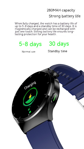 Title 5, F320 Smart Watch with Bluetooth Calling, Uric A...