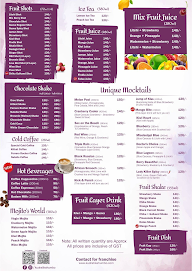 Kudrati Kahumbo menu 2