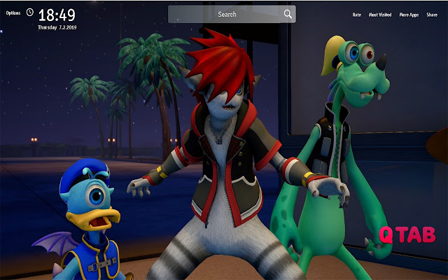 Kingdom Hearts 3 Wallpapers Theme New Tab