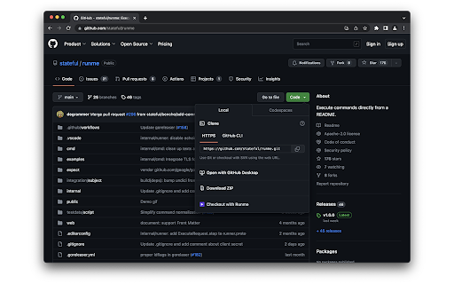 Runme Web Extension