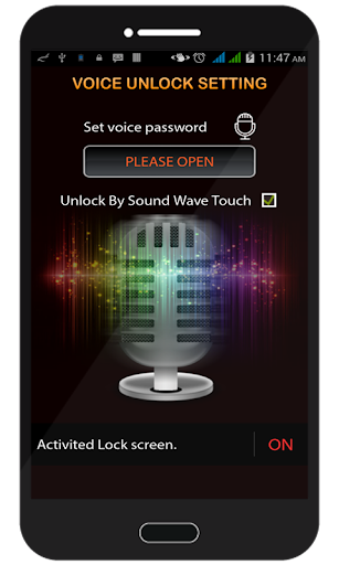 Voice Lock Screen