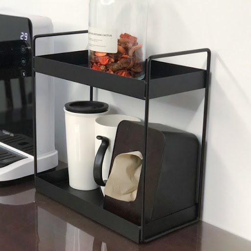 Title 6, Double Layer Gold Stand Display your items eleg...