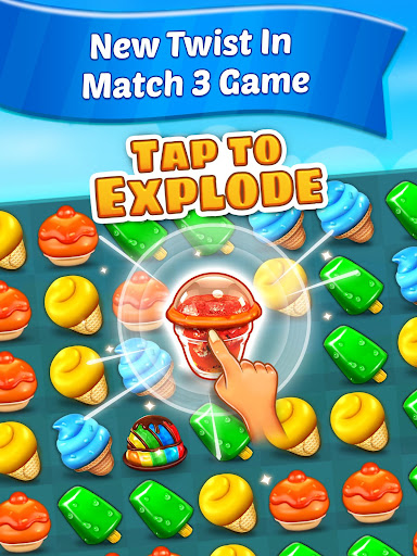 Ice Cream Paradise - Match 3 Puzzle Adventure