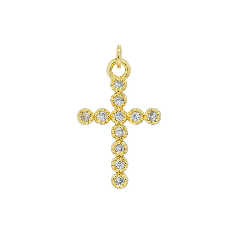 Accessori fai da te per braccialetti con ciondoli Micro zirconi incastonati Crea gioielli personalizzati e unici con facilità