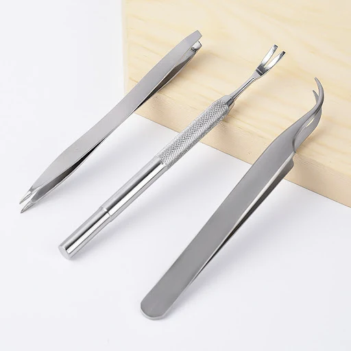 Quality Stainless Steel Pet Flea Remover Tool Scratching Hook Tweezers Clips Set Cat Dog Tick Removal Tool Pet Grooming 