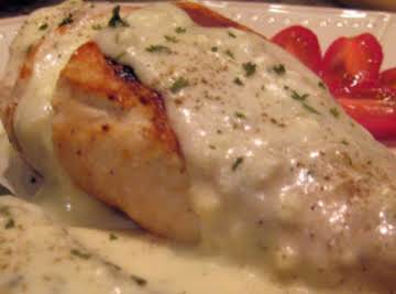 Chicken Breasts with Feta Cheese Sauce