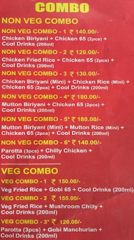 Rahman Biriyani menu 4