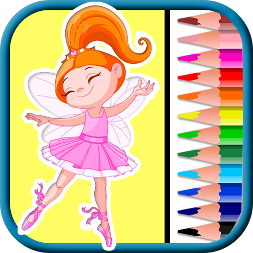 Fairies & Pixie coloring pages 教育 App LOGO-APP開箱王