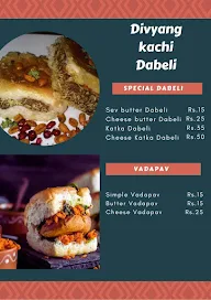 Divyang Dabeli Nasta House menu 2