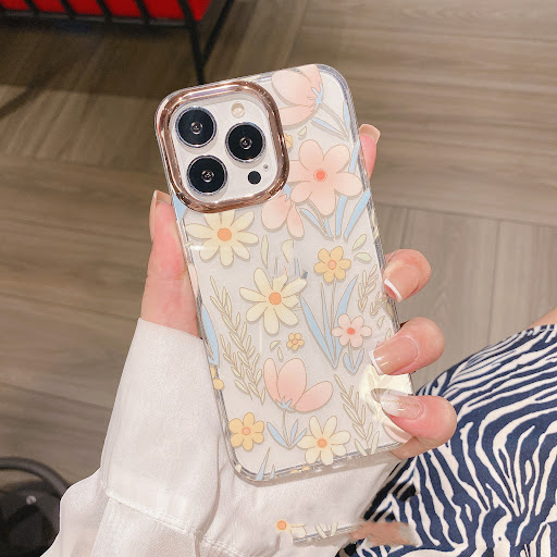 Title 7, Transparent Flower Double Sided Laminated Phone...