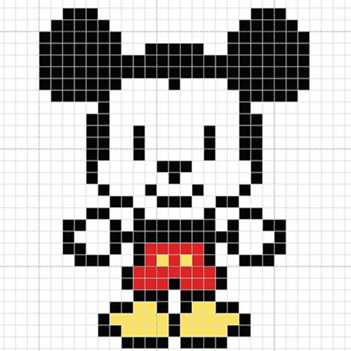 App Insights Cartoon Color By Number Pixel Art Drawing Apptopia