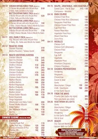 Dine Hill menu 1